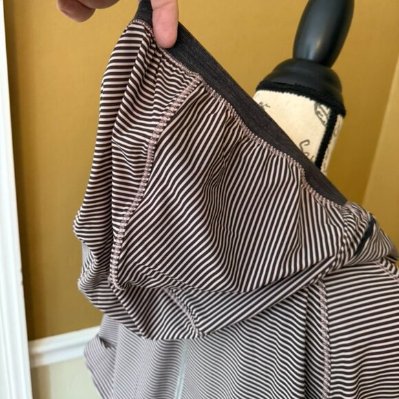 Lululemon Athletica Go the Distance JacketMini Pop Stripe Mink Berry Black - Picture 14 of 14